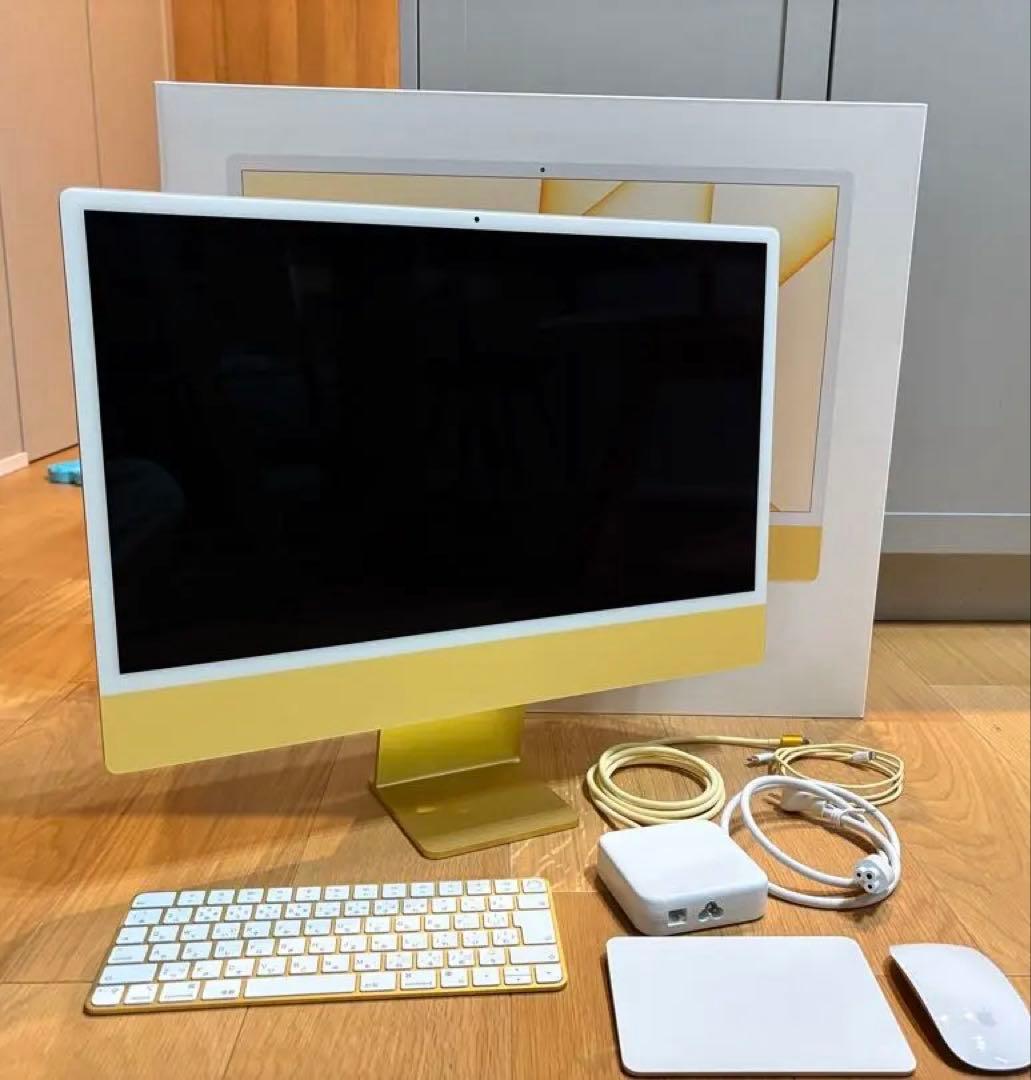iMac 24インチ M1 1TB 16GB イエロー