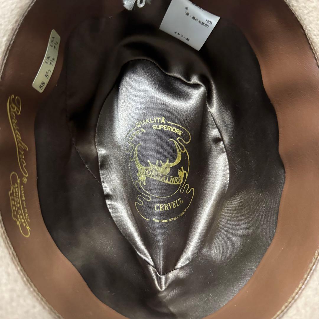 Borsalino ボルサリーノ セルベルト 赤鹿