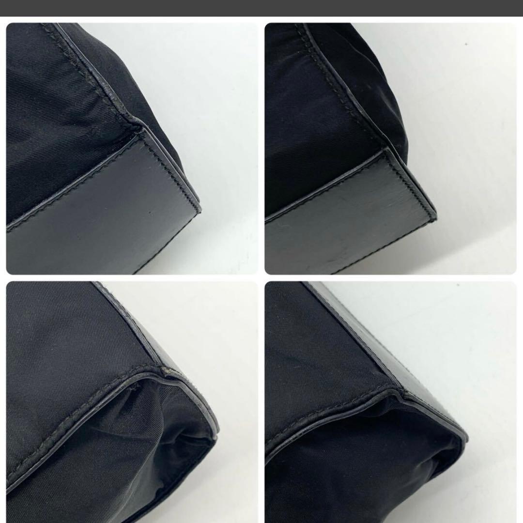 【美品】PRADA トートバッグ ハンドバック　A4サイズ可能 三角ロゴ