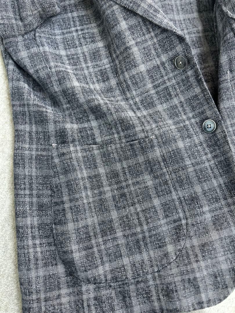 【美品】L.B.M.1911チェック柄 チャコール 50R（L）