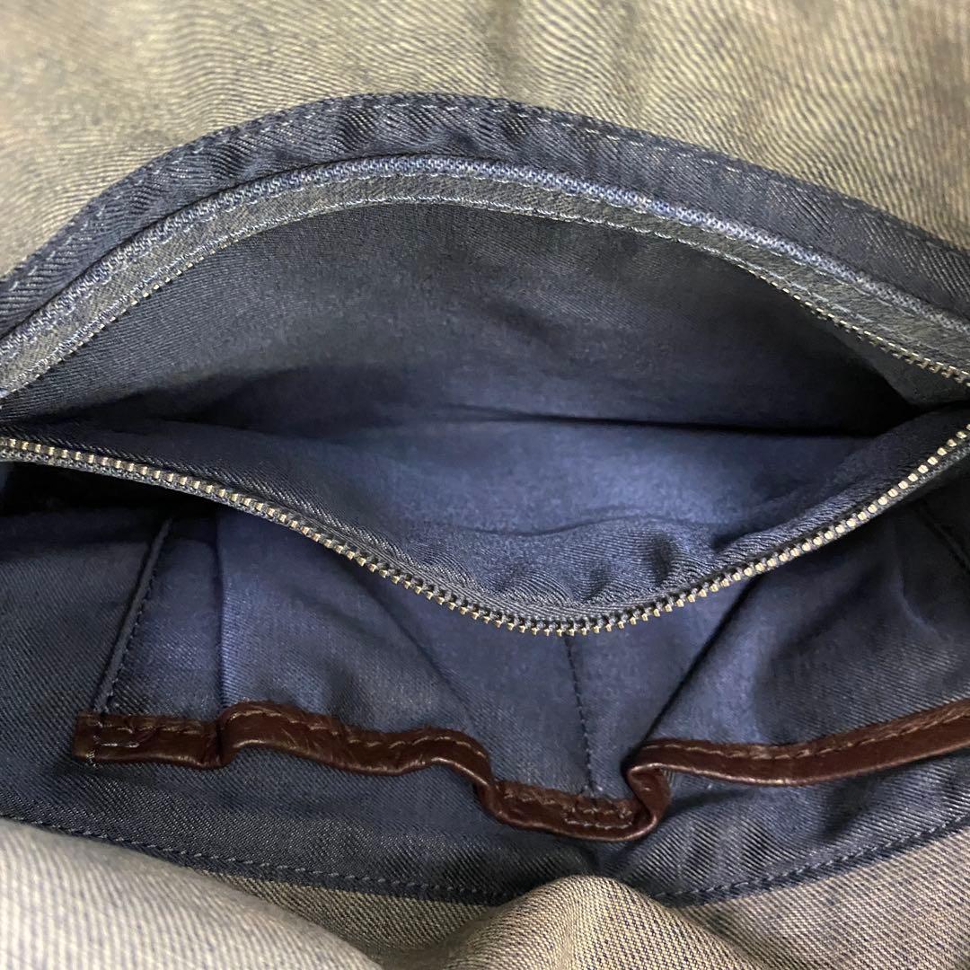 ディーゼル ハンド カゴバッグ デニム 巾着 旅行 ショルダー FT112