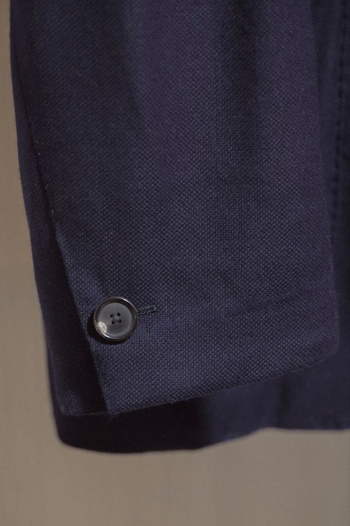 リングヂャケット製 Brilla ロロピアーナ生地ネイビージャケット 定価11万