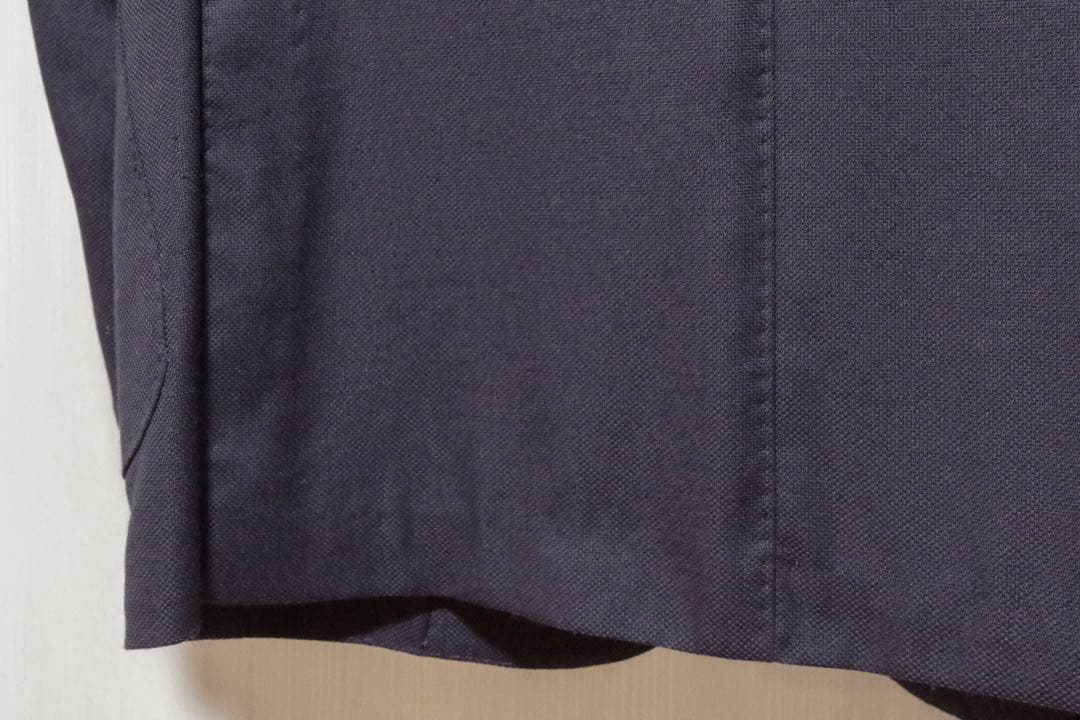 リングヂャケット製 Brilla ロロピアーナ生地ネイビージャケット 定価11万