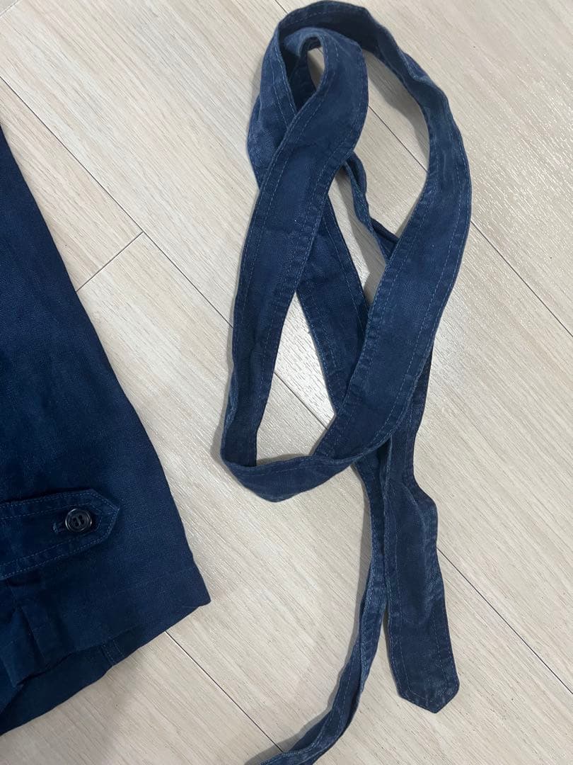 ポータークラシック　Porter Classic ガウン　リネン ノーカラー