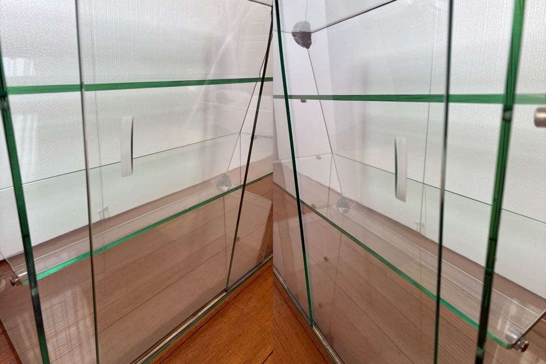 アンティーク中型ガラスケース 昭和45年製