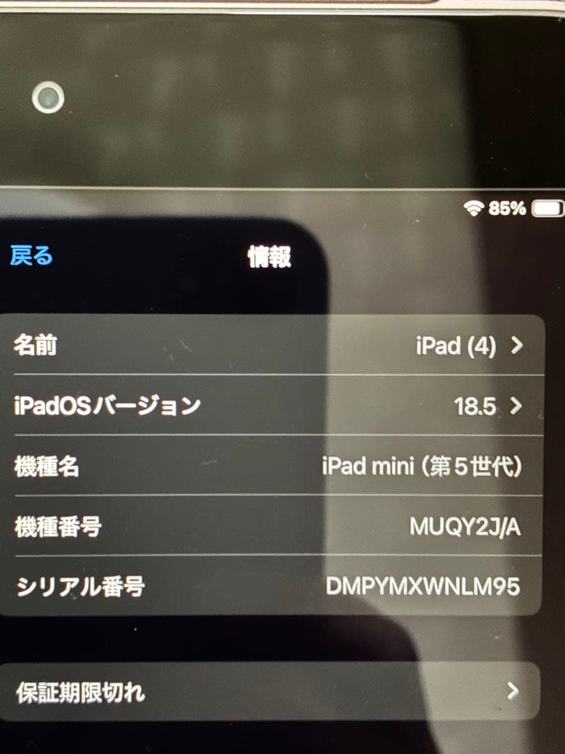 iPad本体 iPad mini5 Wi-Fi 64GB
