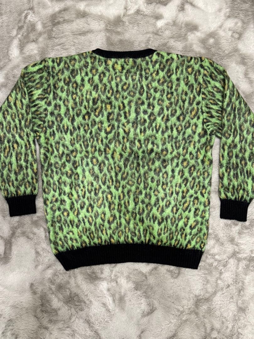 ワコマリア LEOPARD MOHAIRレオパード モヘアセーター