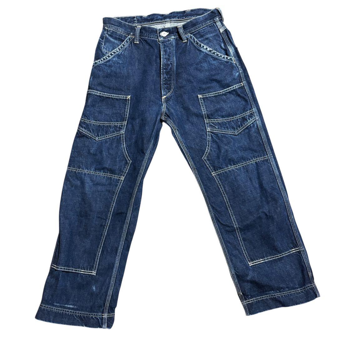 フリーホイーラーズ デリックマン ダブルニー デニムFREEWHEELERS