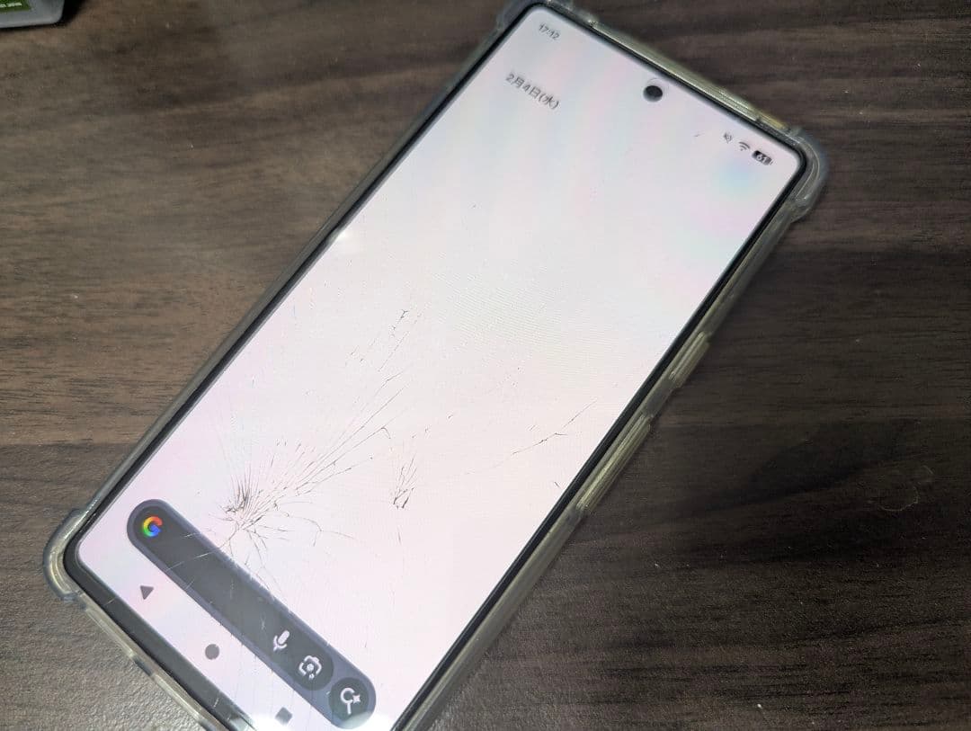 トンガリボーイ専用 pixel7本体のみ ストレージ128G 画面割れあり