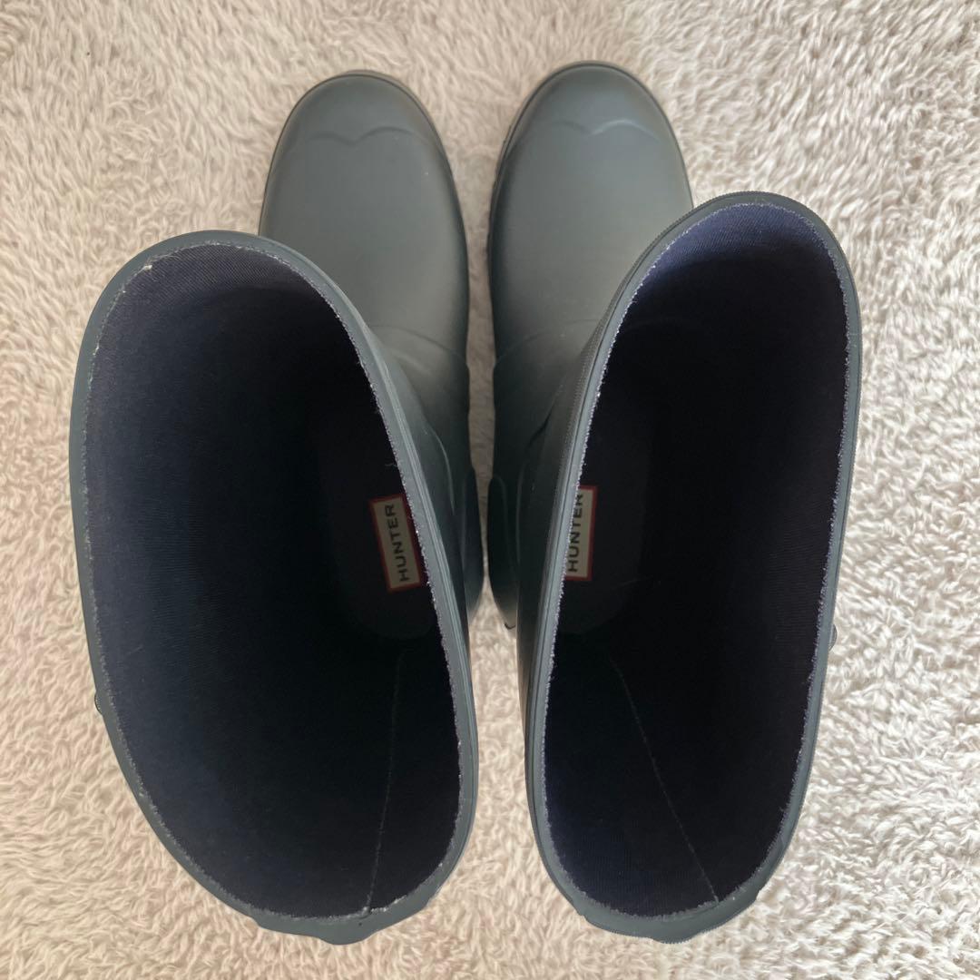 梅雨前の今がチャンス！！Hunterレインブーツ25cm（レディース）極美品！！