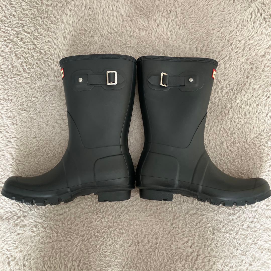 梅雨前の今がチャンス！！Hunterレインブーツ25cm（レディース）極美品！！