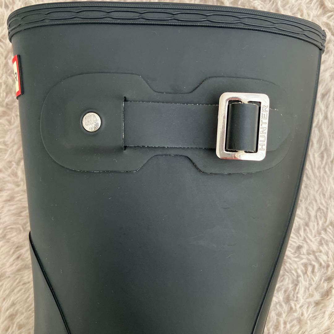 梅雨前の今がチャンス！！Hunterレインブーツ25cm（レディース）極美品！！