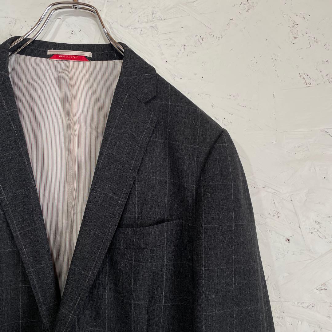 【Brooks Brothers】チェック柄ウールテーラードジャケット　42