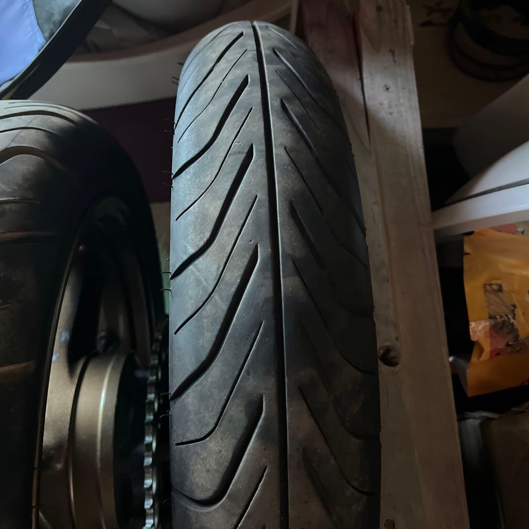 【今月限定値下げ中】zrx400 ホイール前後 ディスク、スプロケット付き