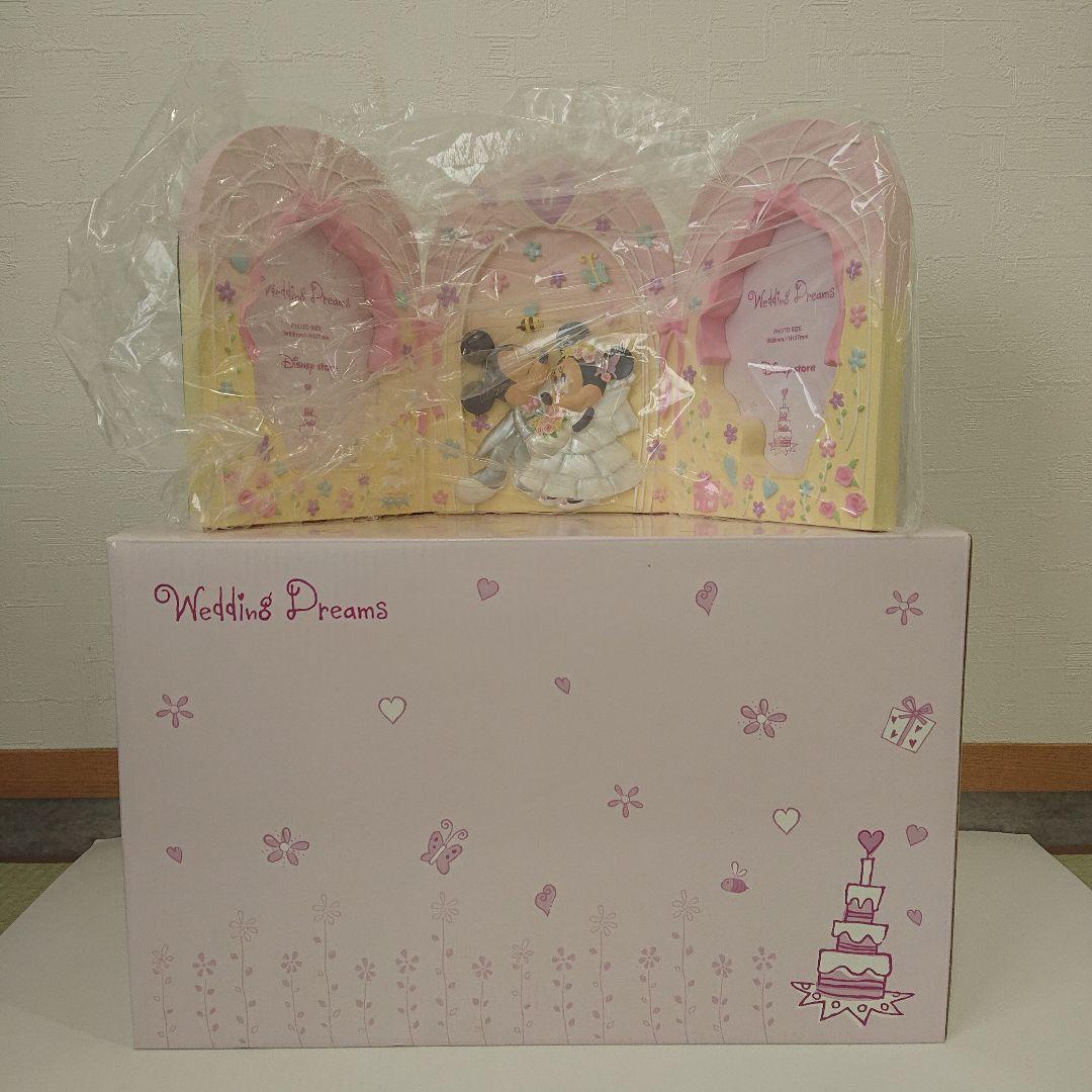 ディズニーストア ミッキー ミニー ウエディング フォトフレーム 写真立て