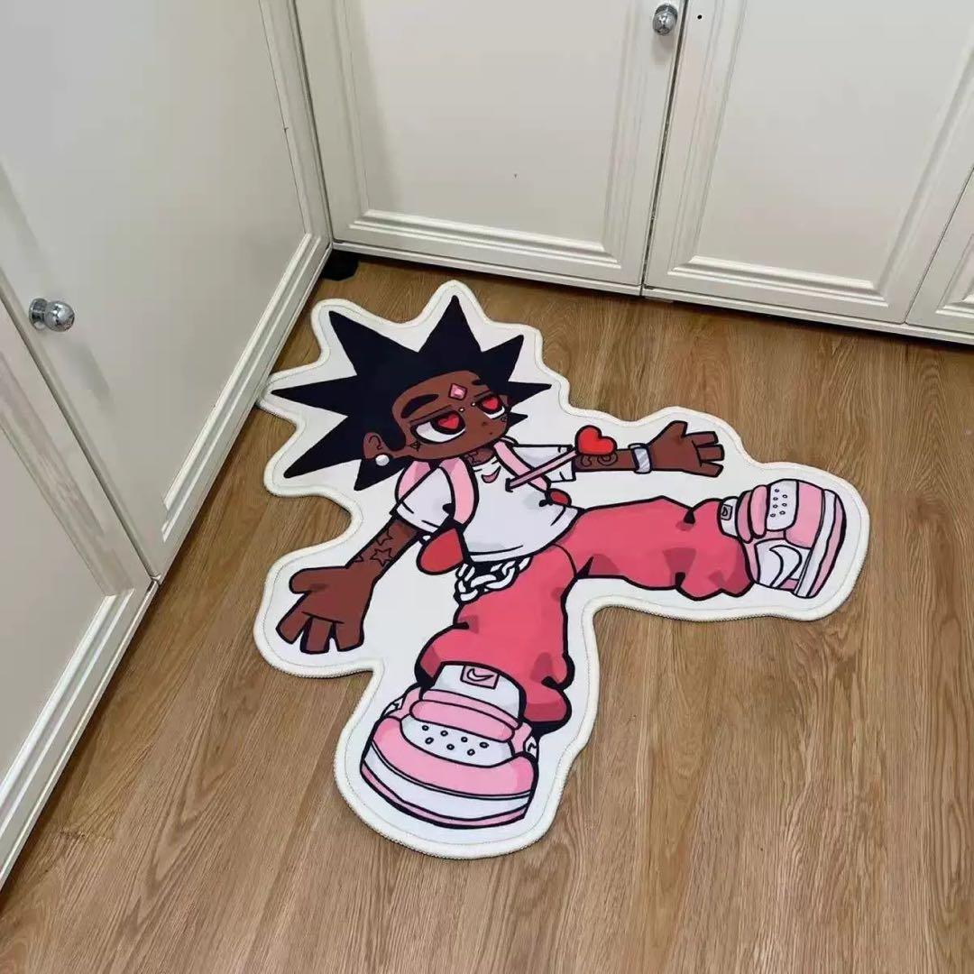 Lil uzi vertキャラクターデザインラグ リル・ウージーマットy2k
