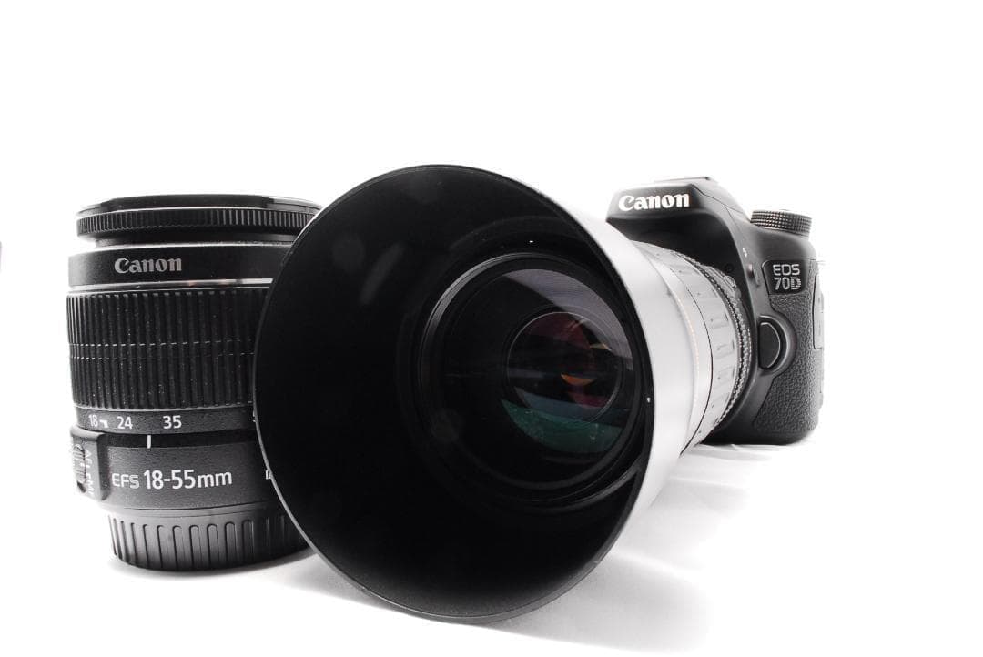 Wi-Fi搭載✨Canon EOS 70D✨ダブルレンズセット✨スマホ転送