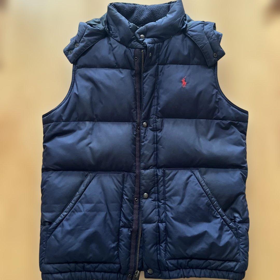 【最終値下げ】ポロ　バイ　ラルフ・ローレン ネイビー ダウンベスト
