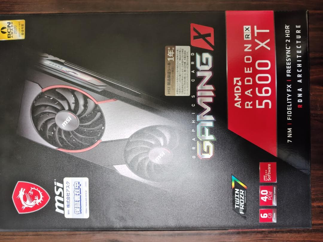 グラフィックボード・グラボ・ビデオカード MSI Radeon RX 5600 XT GAMING X