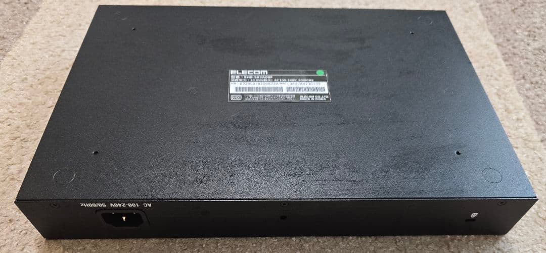 ELECOM EHB-SX2A08F 10ギガビット スイッチ 8ポート