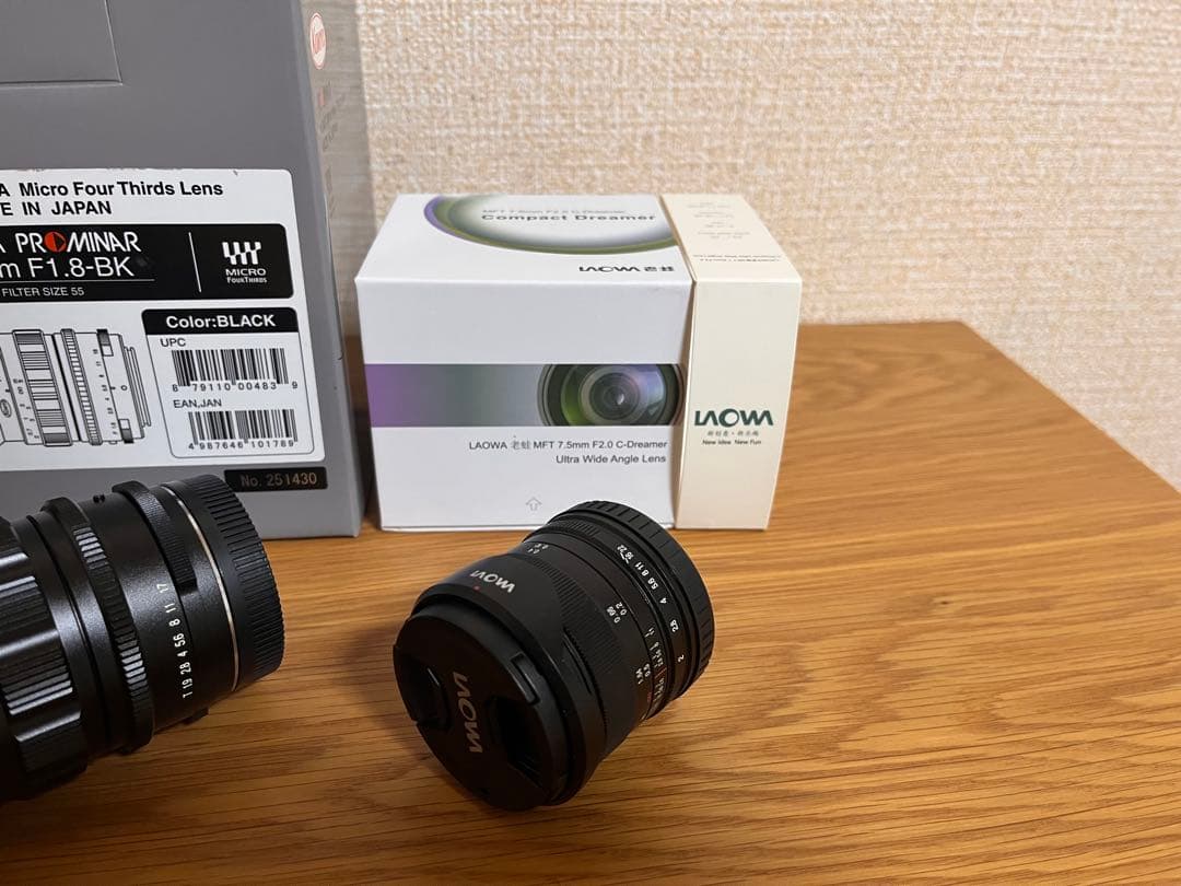 LAOWA 7.5mm F2 MFTレンズ
