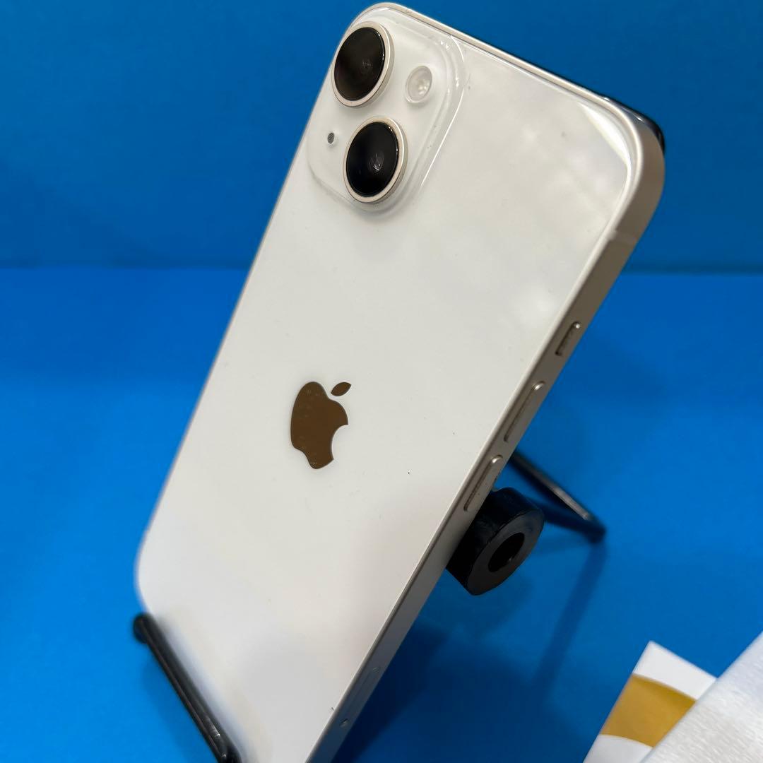 iPhone14 SIMフリー 128GB スターライト 美品 箱付属品 ケース