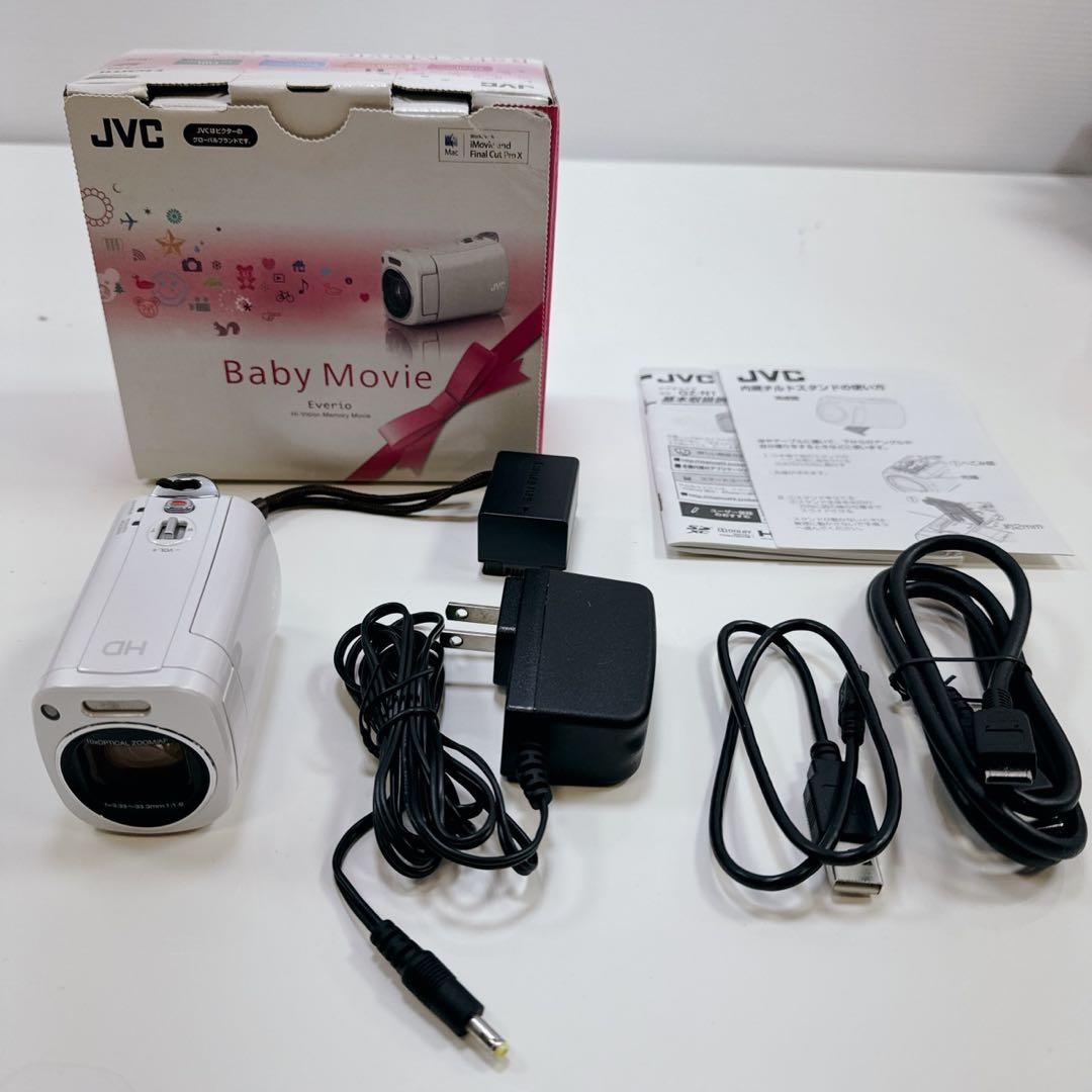 k798 Victor・JVC GZ-N1-W ビデオカメラ