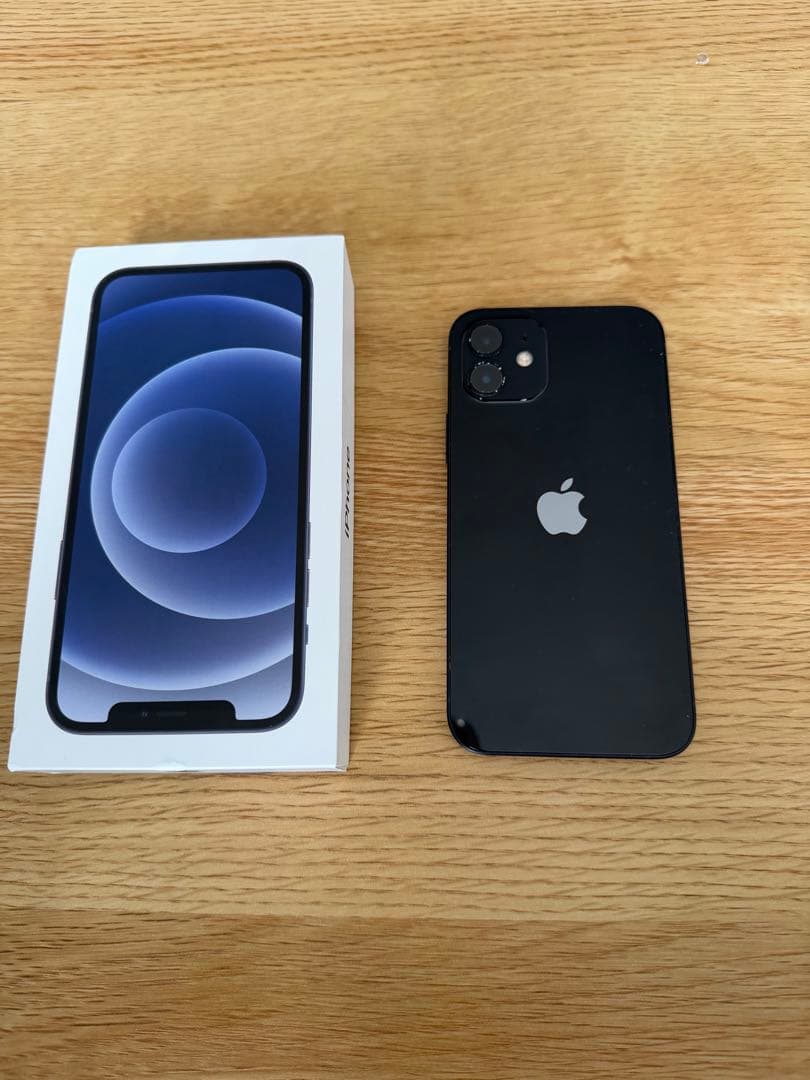 iPhone 12 128GB ブラック 本体 SIMフリー　箱付き
