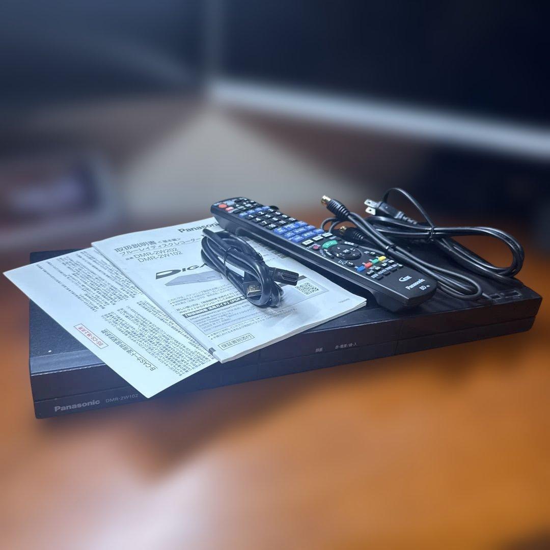 Panasonic ブルーレイレコーダー　DMR-2W102 2023年製