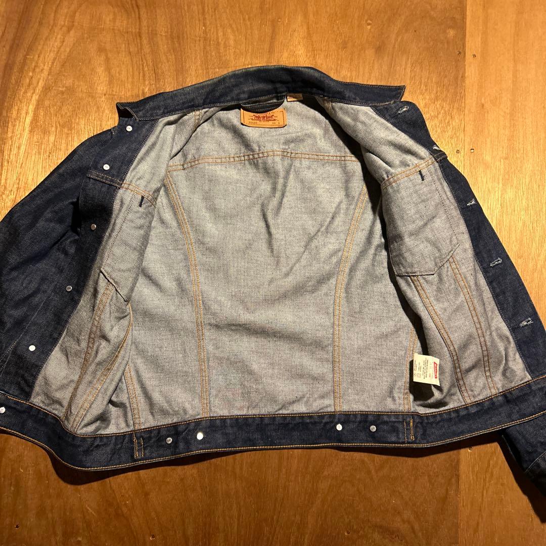 リーバイス デニムジャケット トラッカー 濃紺 USA製 90s 70500