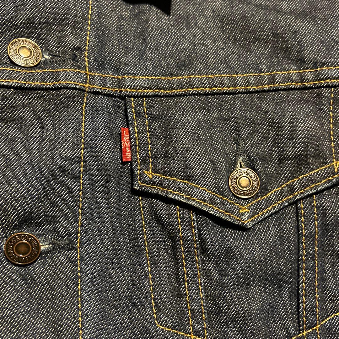 リーバイス デニムジャケット トラッカー 濃紺 USA製 90s 70500