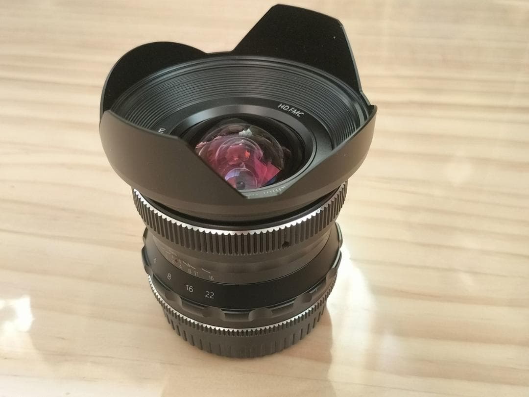 TTArtisan 50mm f2 とPERGEAR 12mm f2 Xマウント