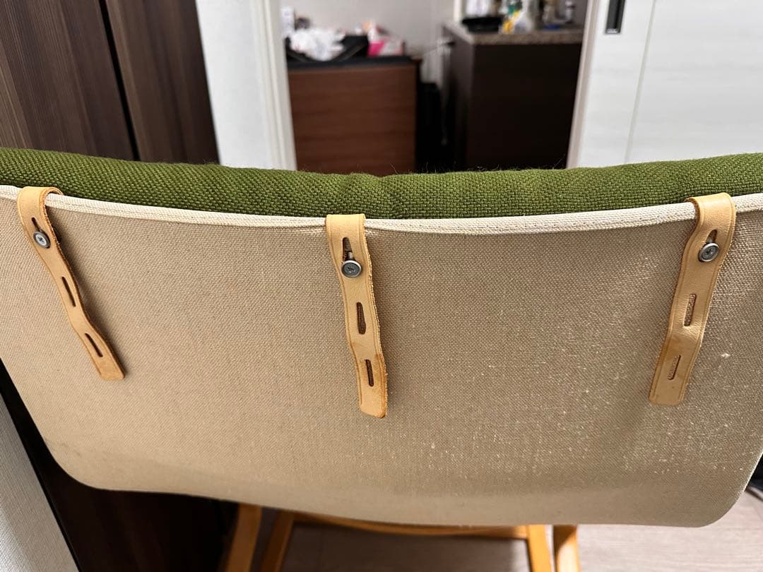 天童木工・ブルーノ・マットソン・ハイバックチェア・オットマン・セット