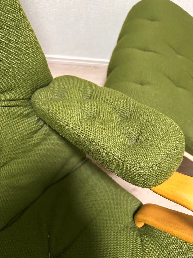 天童木工・ブルーノ・マットソン・ハイバックチェア・オットマン・セット