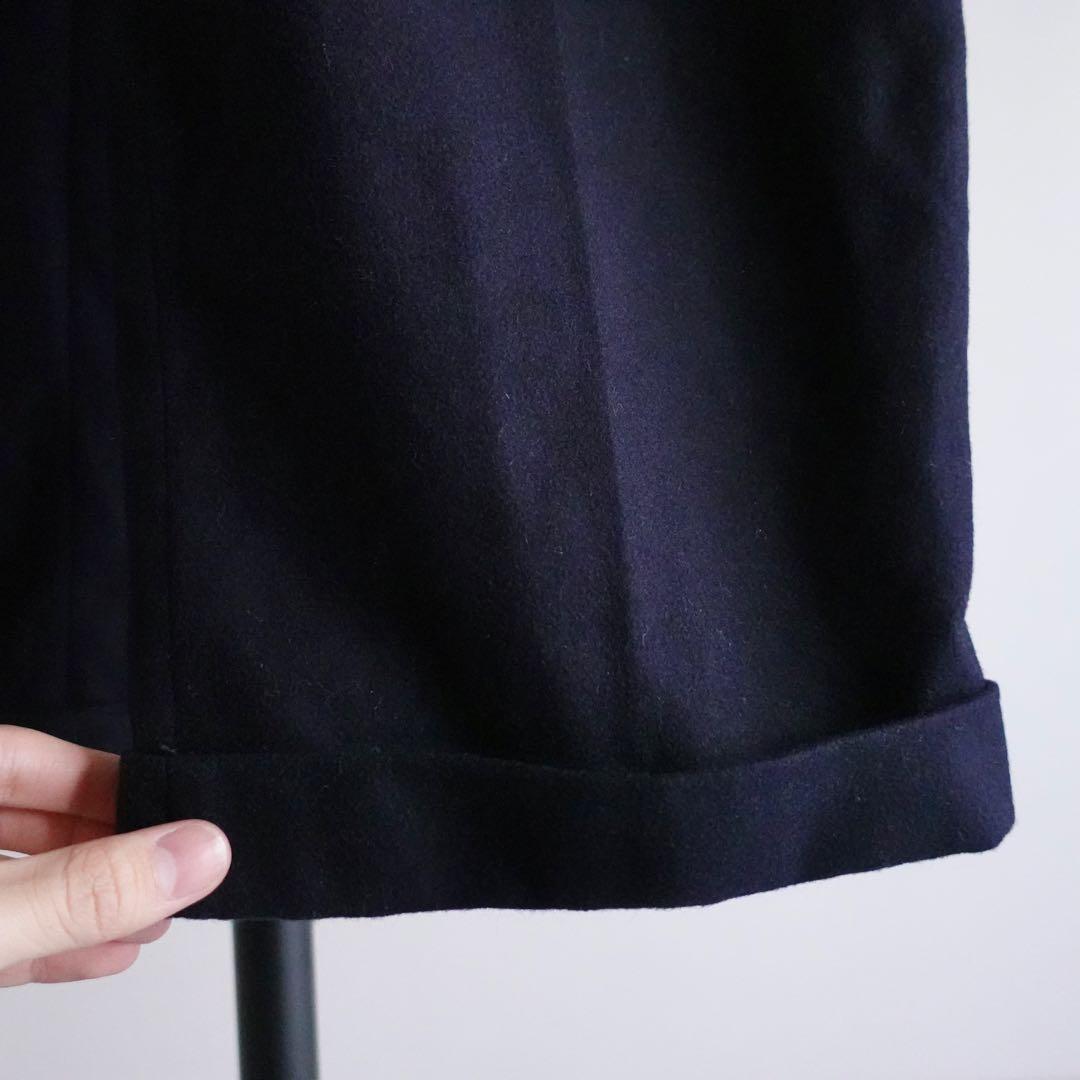 1970s CERRUTI 1881 ウールフランネル　2タッワイドトラウザーズ