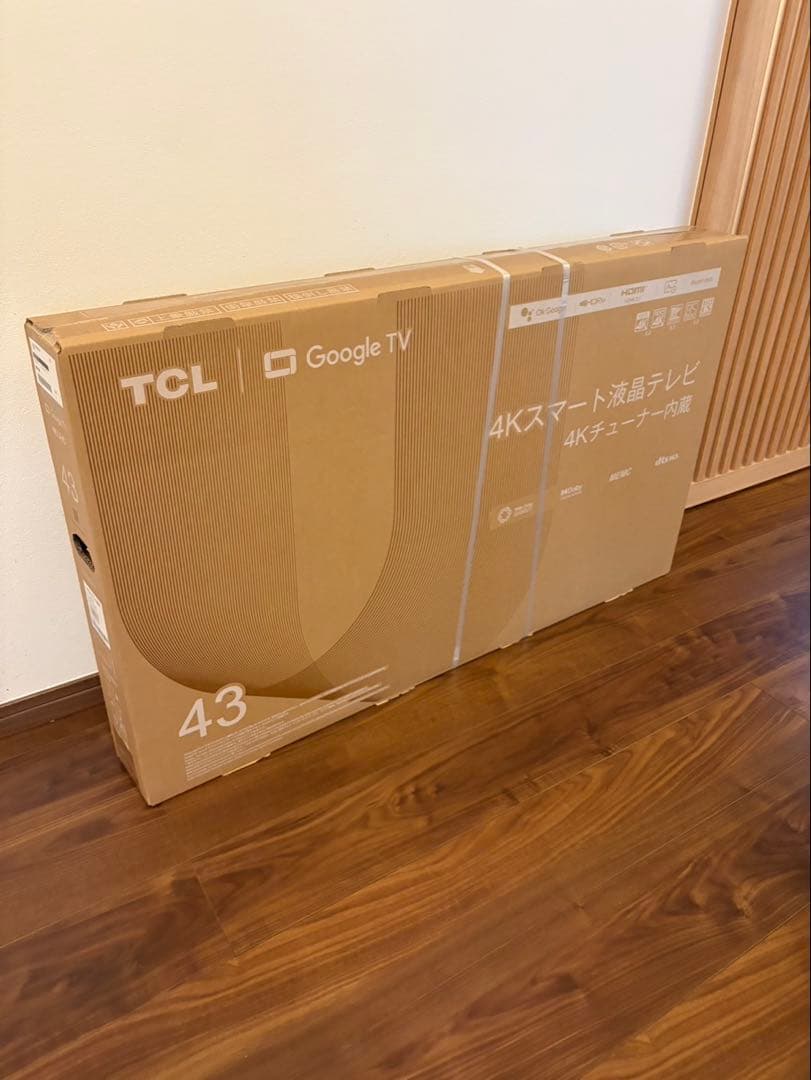 TCL 43P79B 43インチ 4K UHD テレビ