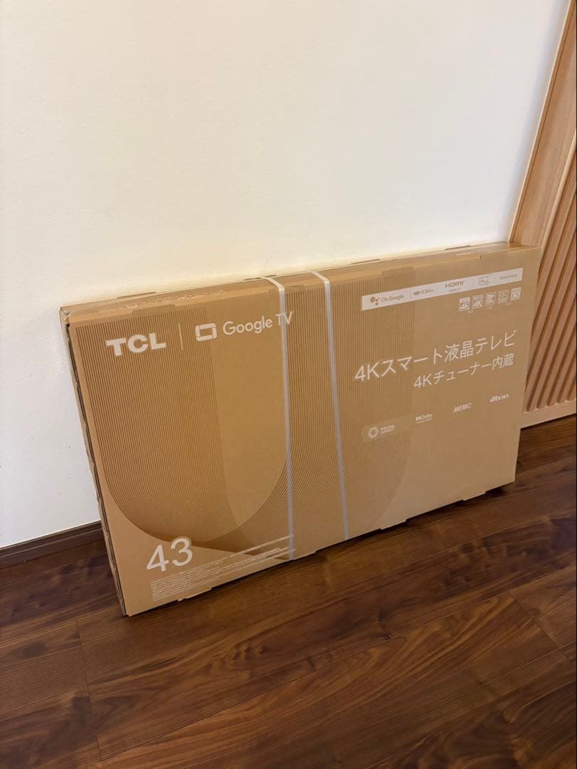 TCL 43P79B 43インチ 4K UHD テレビ