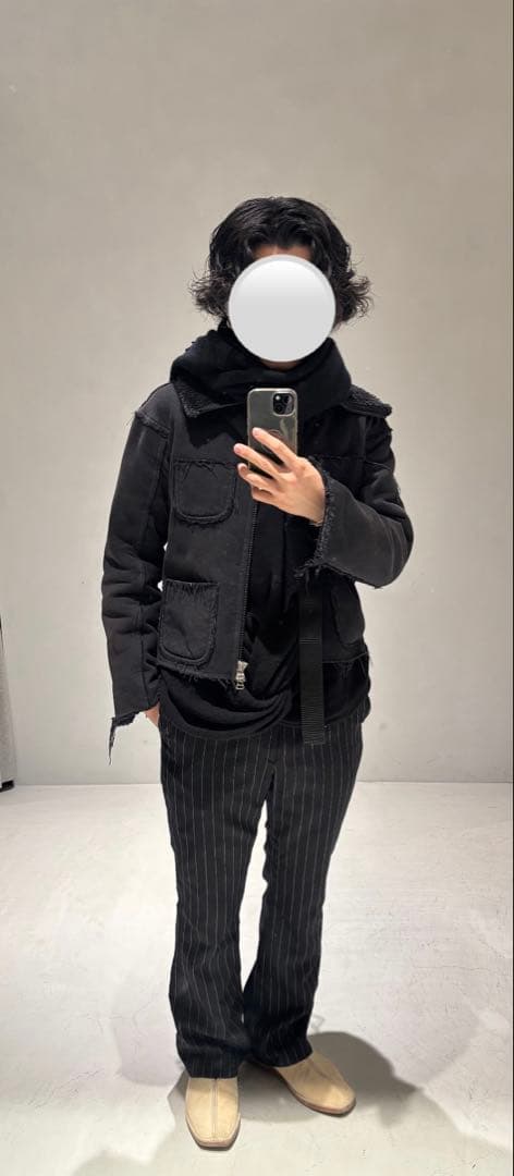 マルタン マルジェラ 06aw 裏ボア フルジップ デニムジャケット ここのえ期