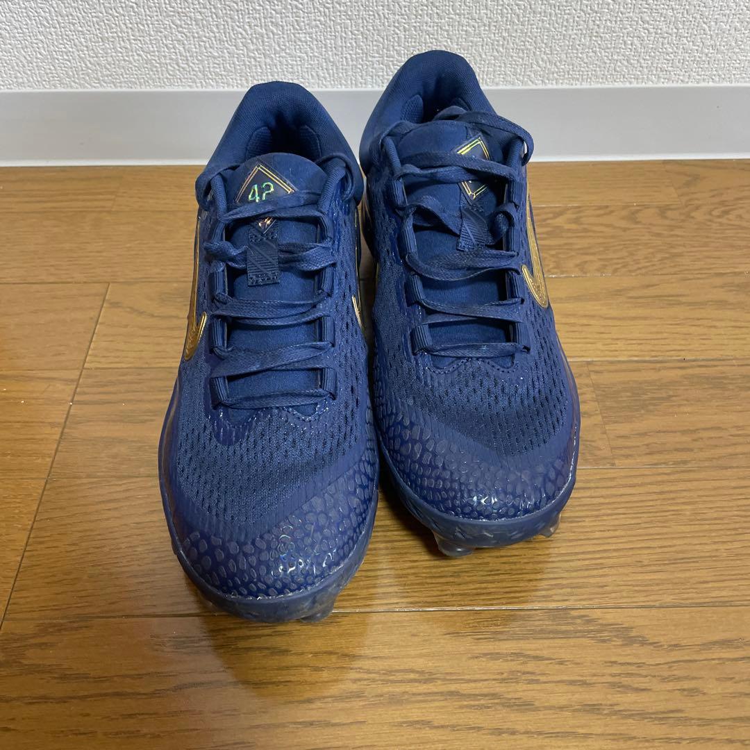 Nike スパイクシューズ 42 ネイビー/ゴールド