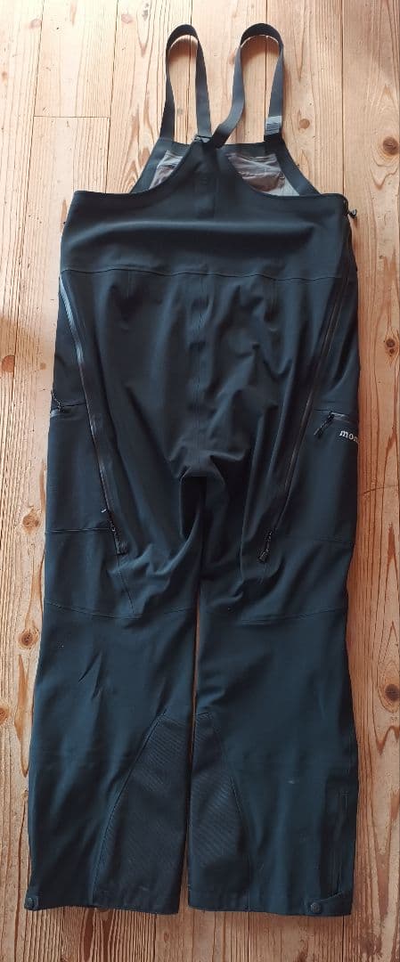 Mont-Bell パウダートラックビブ L-Sサイズ GORE-TEX 黒