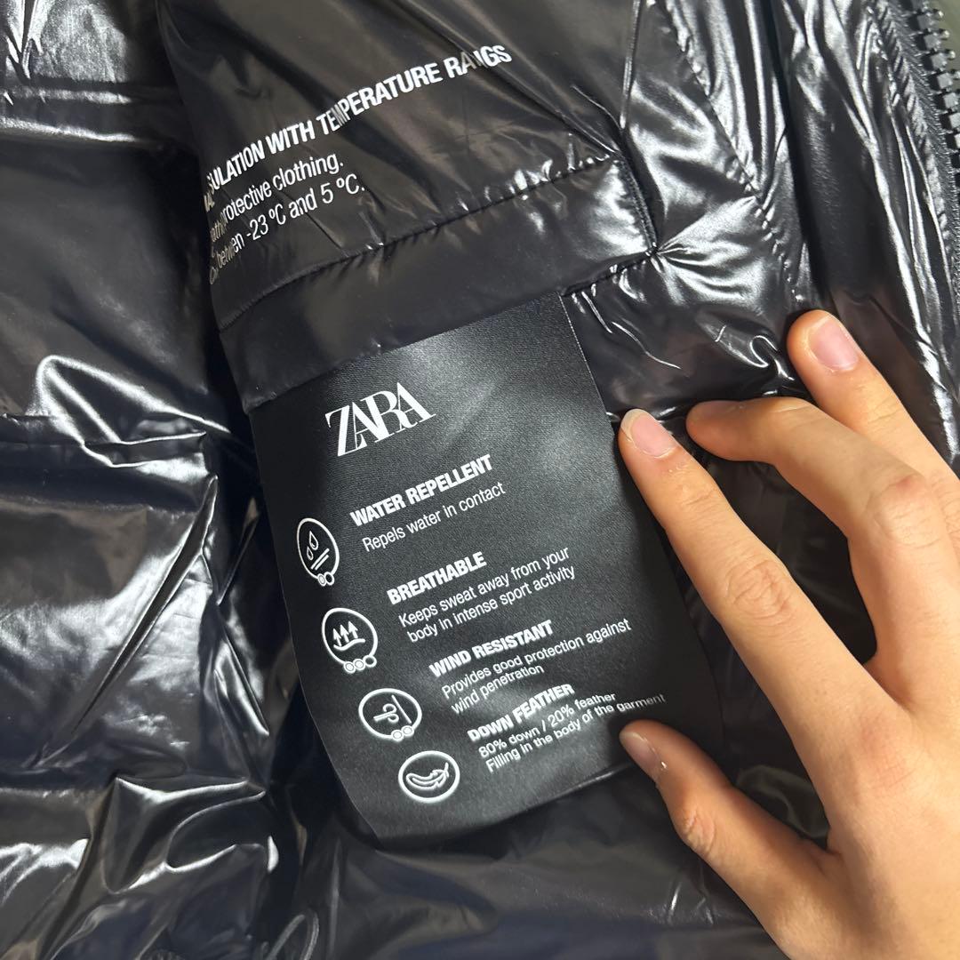 ZARA ダウンジャケット xs黒