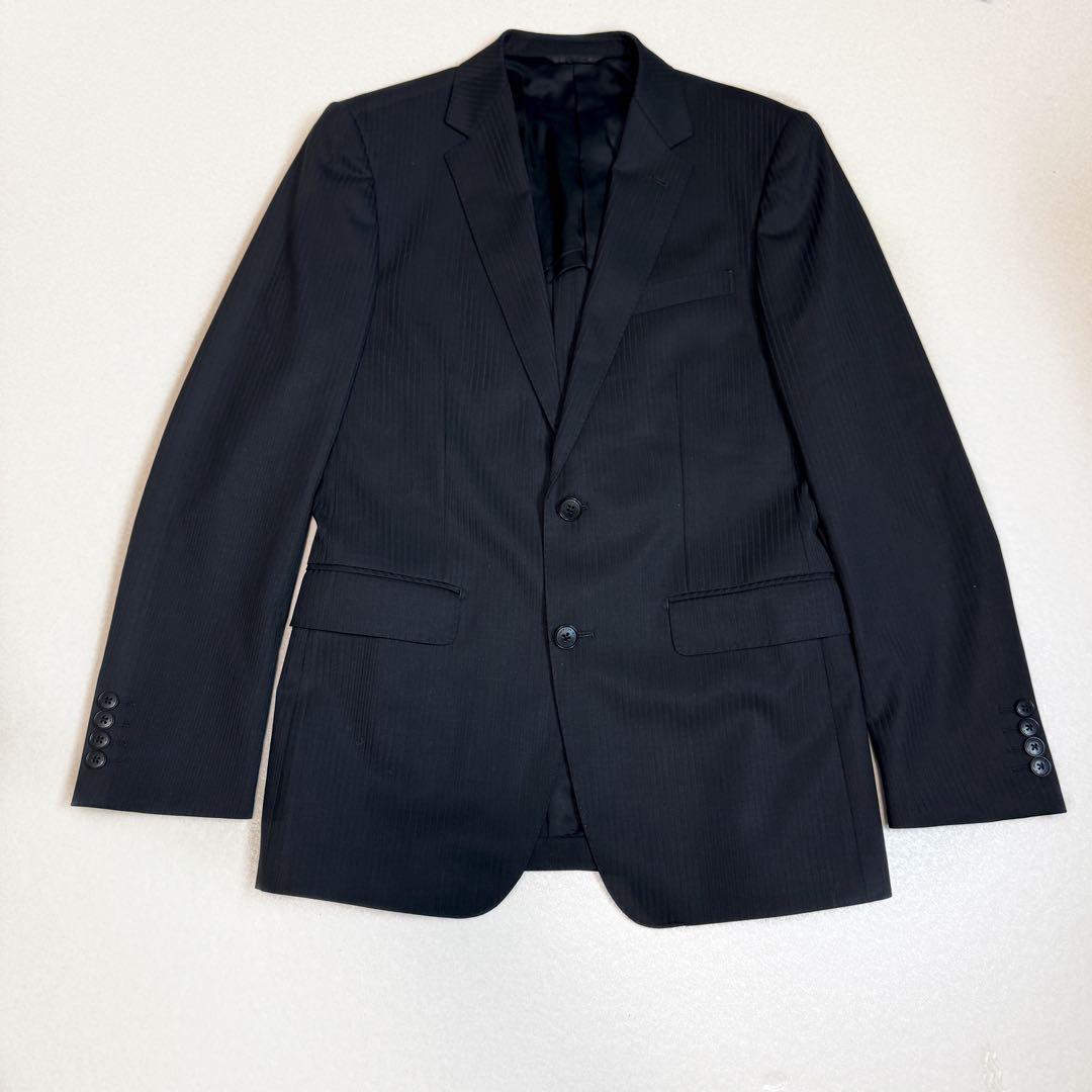 極美品 MAJI スーツ 3点 セットアップ ビジネス Y6 細身 L