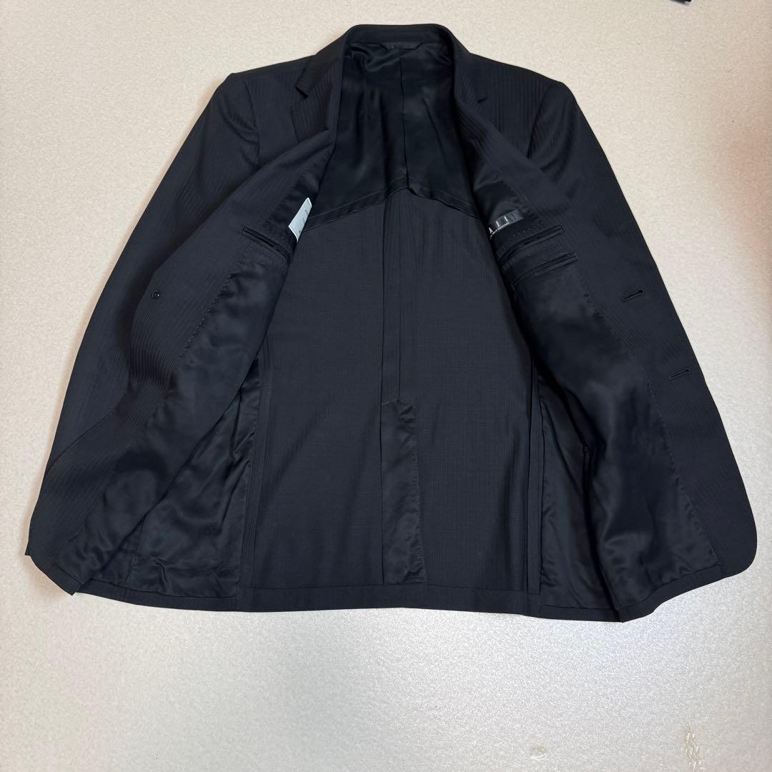 極美品 MAJI スーツ 3点 セットアップ ビジネス Y6 細身 L