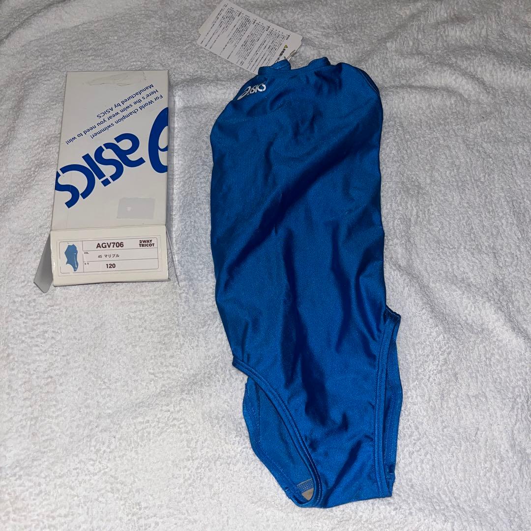 アシックス 水着 激レア 120サイズ 競泳水着 AVG706 新品 未使用