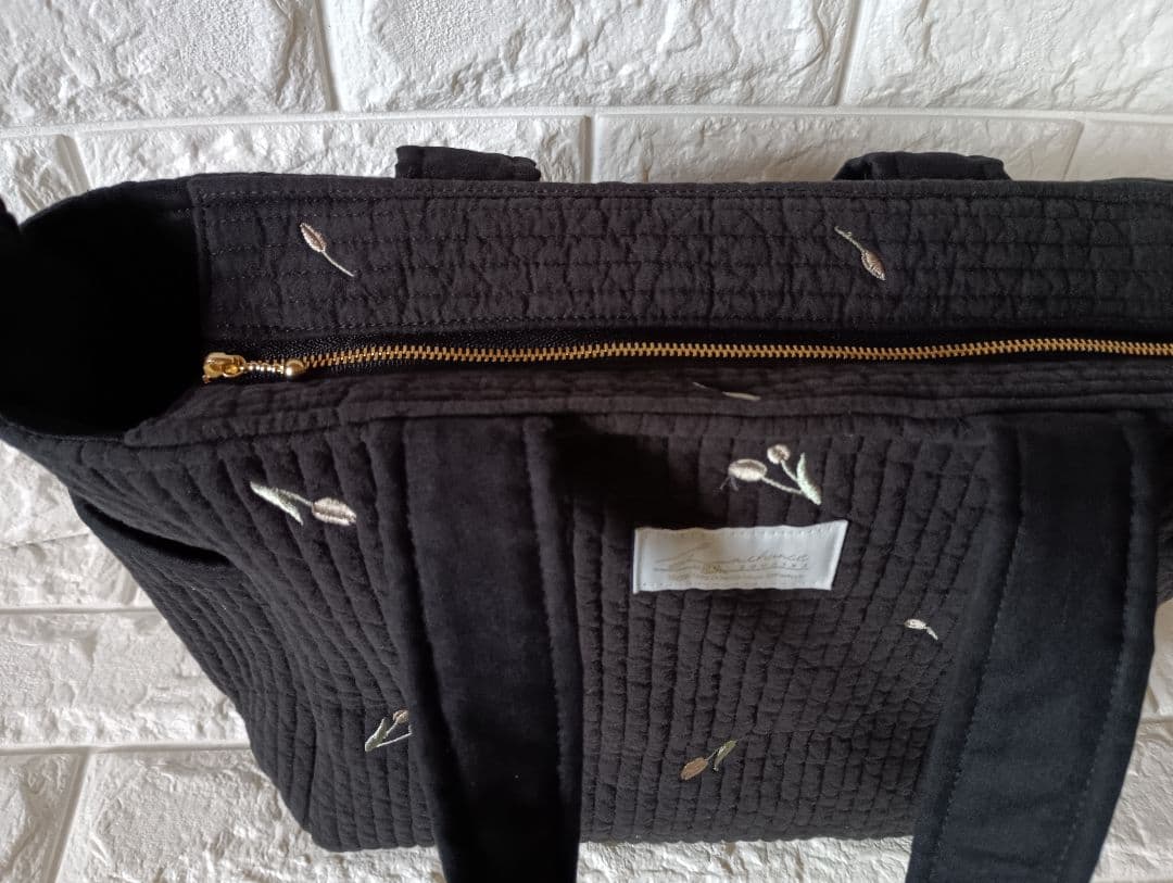 ヌビバッグ 外ポケット サイドポケット付き 底板 ハンドメイド