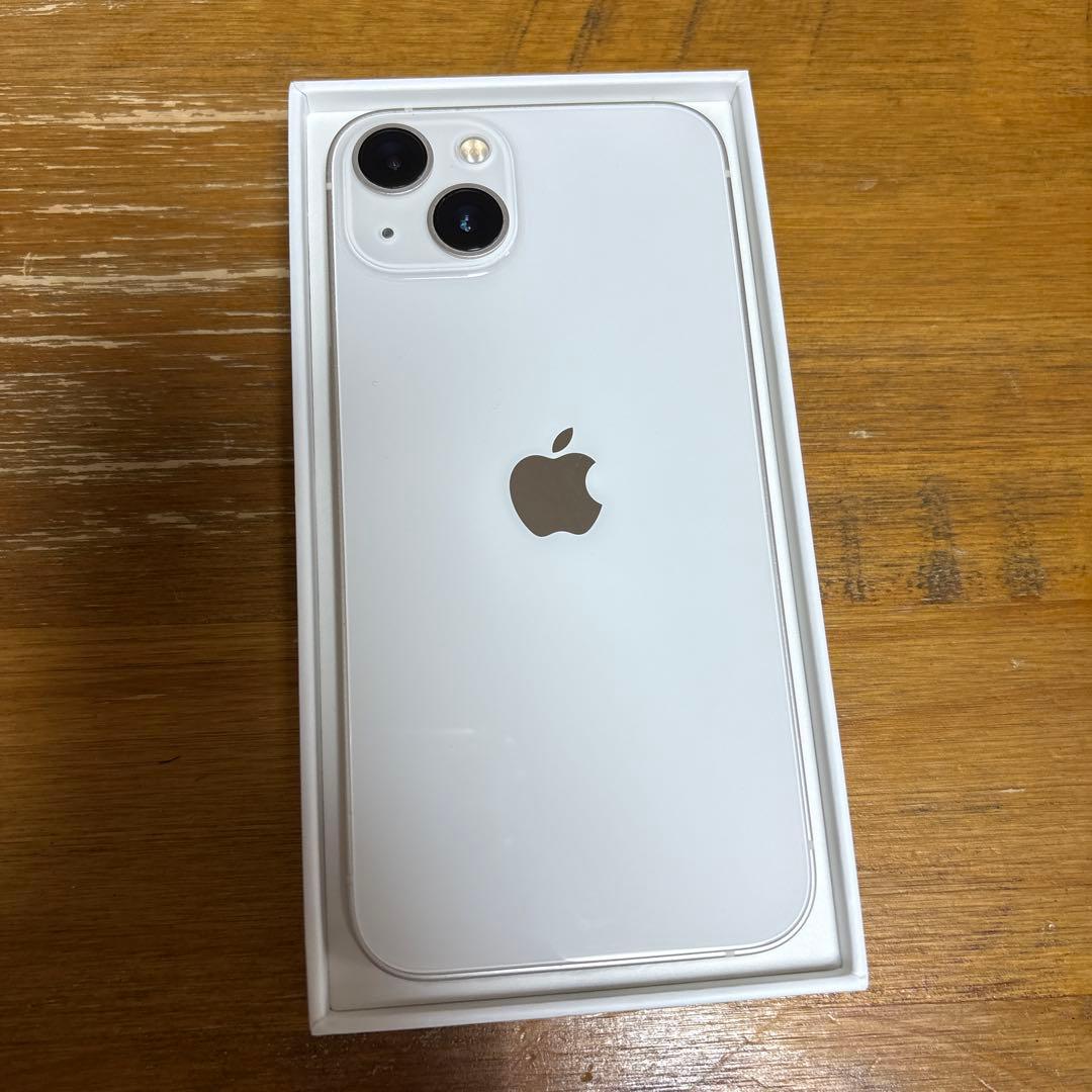 iPhone 13 128GB 美品 バッテリー85％　ホワイト