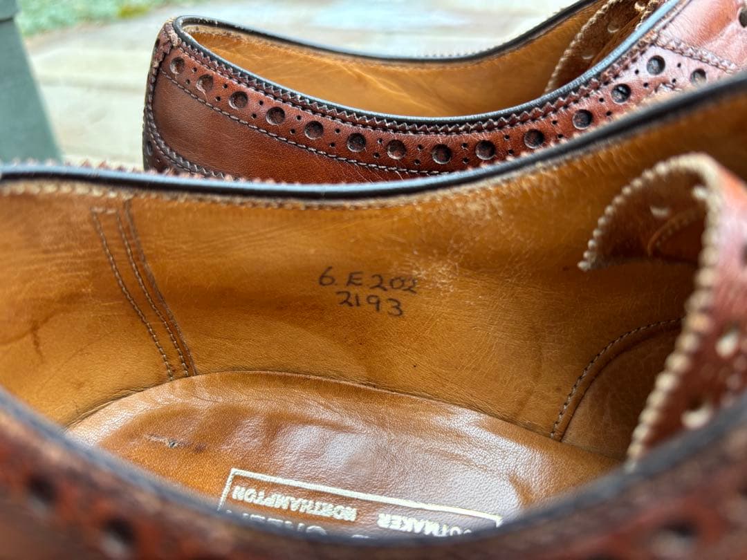 ★エドワードグリーン★旧工場製★6E★カンタベリー