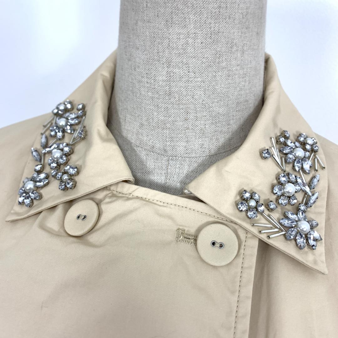 LA9067新品タグ付 チェスティトレンチコート ベージュコットン100％ 0