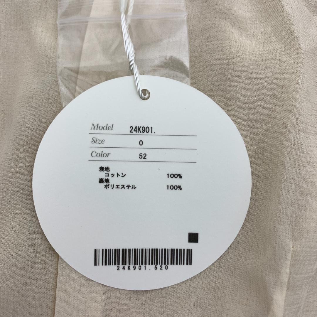 LA9067新品タグ付 チェスティトレンチコート ベージュコットン100％ 0