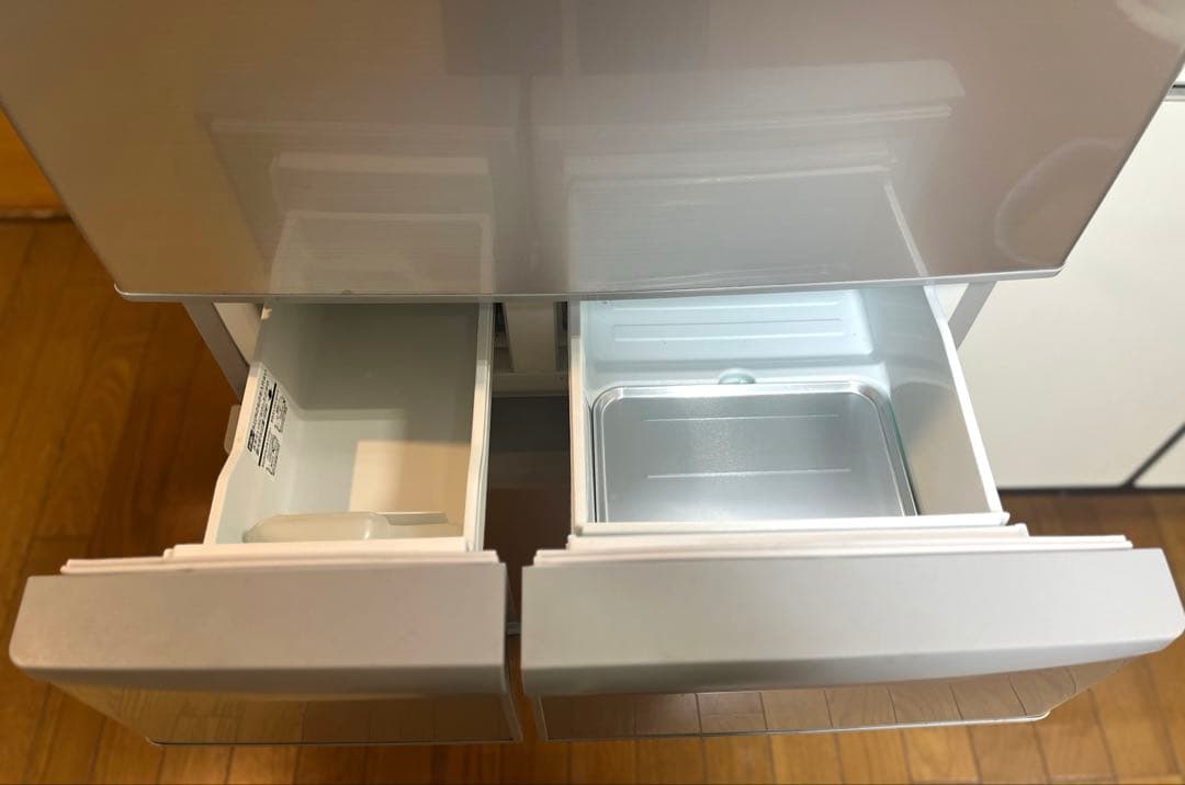 【美品】東芝 冷蔵庫 411L 2018年製 ノンフロン シルバー